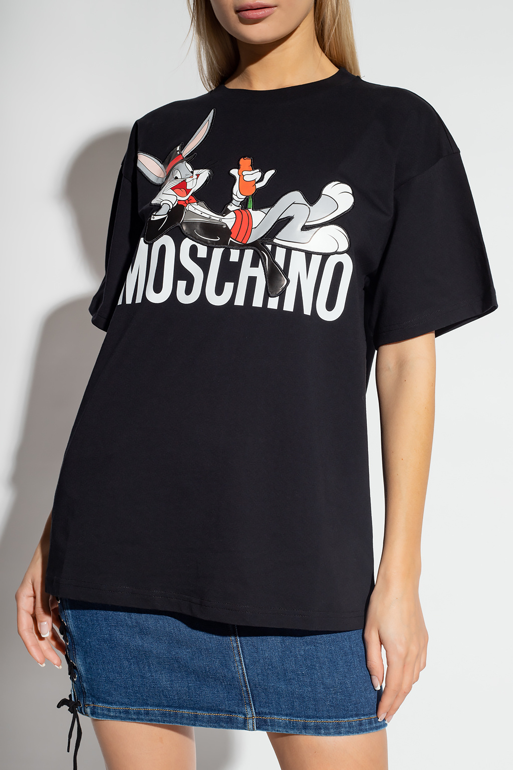 shirt with Looney Tunes™ motif Moschino - SchaferandweinerShops Australia -  Kent & Curwen Three Lions print T-shirt - T